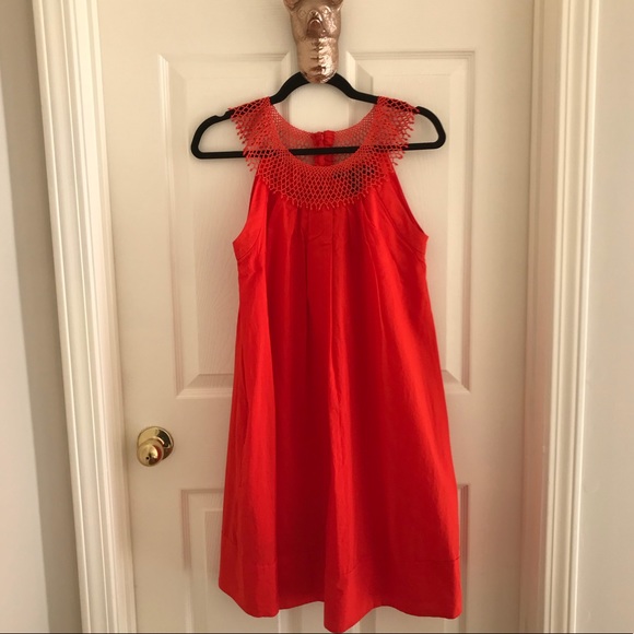 French Connection Beaded Red Dress - Picture 3 of 7